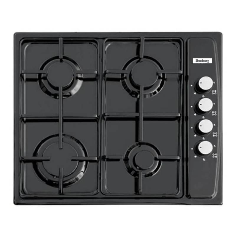 ჩასაშენებელი ქურის ზედაპირი ELENBERG EBG-410B BLACK