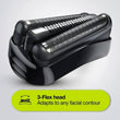 წვერსაპარსი BRAUN SHAVER 310BT BLK/BLU