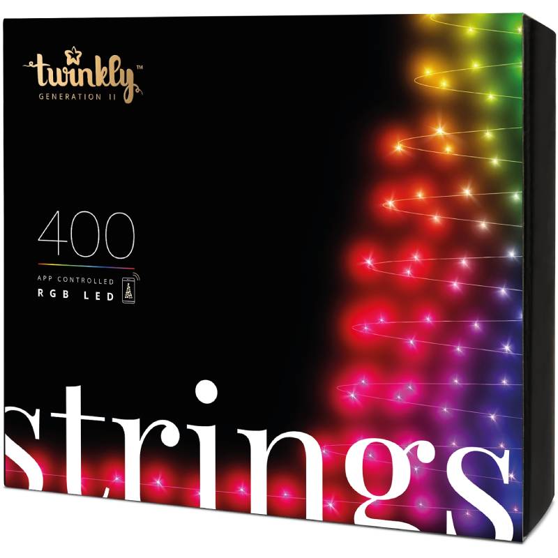 საახალწლო განათება Twinkly Strings LED RGB TWS400STP-BEU
