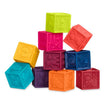 საბავშვო სათამაშო სენსორული კუბიკები Btoys ONE TWO SQUEEZE