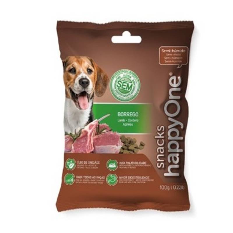 ძაღლის ხემსი ბატკნით HappyOne Dog snack Lamb 10 ცალი (1620 00939)