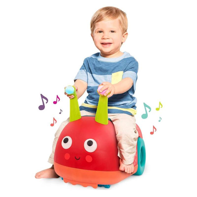 საბავშვო მექანიკური მანქანა Btoys LADYBUG RIDE-ON BX1774Z