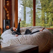 დიდი ზომის რბილი პუფი OEM 6FT 150X75cm