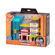 სათამაშო მანქანების ავტოსადგომი DRIVEN POCKET SERIES BIG CITY PLAYSET WH1076Z