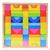 საბავშვო ხის ფერადი კუბიკები Goki Building blocks Rainbow 58624