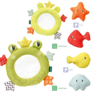 საბავშვო აბაზანის სათამაშო ბაყაყი Fehn Baby Frog fishing net 050080