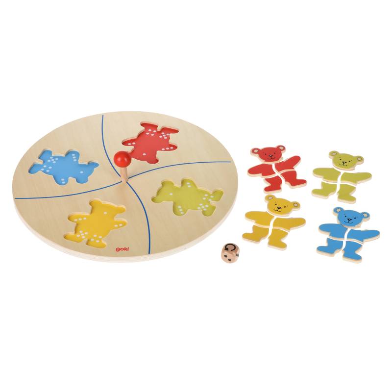 საბავშვო სამაგიდო თამაში Goki Board game Funny Bears 56941G
