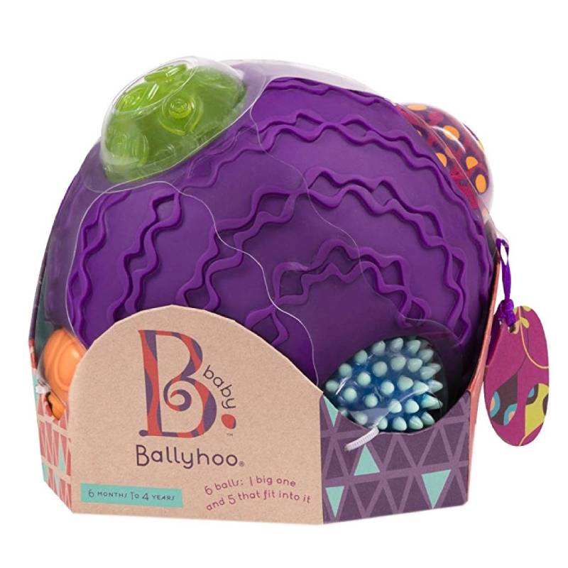 საბავშვო სათამაშო სენსორული ბურთები Btoys BALLYHOO BALLS BX1479Z
