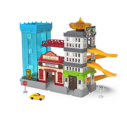 სათამაშო მანქანების ავტოსადგომი DRIVEN POCKET SERIES BIG CITY PLAYSET WH1076Z