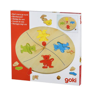 საბავშვო სამაგიდო თამაში Goki Board game Funny Bears 56941G