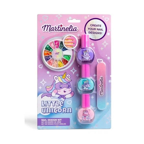 საბავშვო ფრჩხილის მოვლის ნაკრები MARTINELIA UNICORN NAIL DESIGN KIT 12015