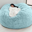 დიდი ზომის რბილი პუფი OEM 6FT 150X75cm