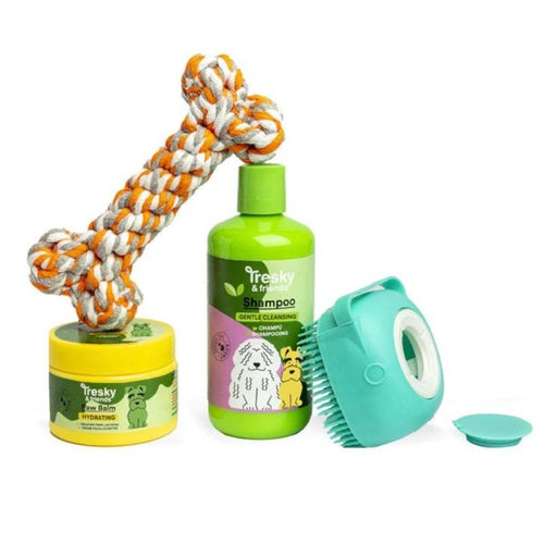 ძაღლის მოვლის ნაკრები TRESKY & FRIENDS 4PCS WELLNESS SET 68149