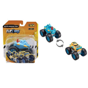 სათამაშო მანქანების 4 ცალიანი ნაკრები Flip Cars 2-in-1 Flip Vehicle (EU463875A-01; EU463875A-02; EU463875A-03; EU463875A-04)