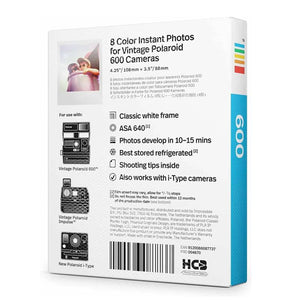 ფერადი ფირის 8 ცალიანი ნაკრები Polaroid Color Film for 600 P006002