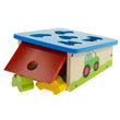 საბავშვო ფიგურების ყუთი Goki Sort Box vehicles 58668