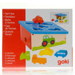 საბავშვო ფიგურების ყუთი Goki Sort Box vehicles 58668