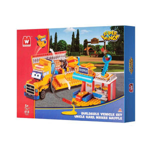 სათამაშო ასაწყობი მანქანის ნაკრები Super Wings Small Blocks Buildable Vehicle EU385008