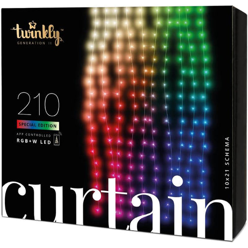 საახალწლო ფარდა განათება Twinkly LED Curtain RGBW TWW210SPP-TEU