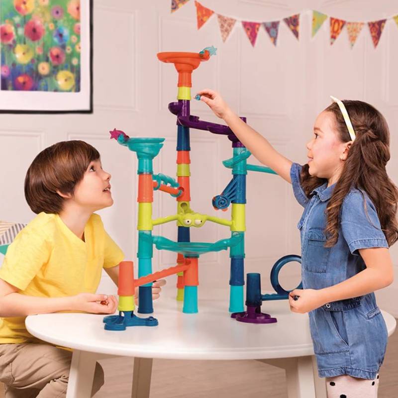 სათამაშო კონსტრუქტორი ბურთებთან ერთად Btoys MARBLE RUN BX2183