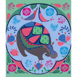 სათამაშო სახატავი ნაკრები Janod Cards with stamps Lovely animals J07819