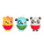 აბაზანის სათამაშოების 3 ცალიანი ნაკრები Btoys BATH SQUIRTS BX2302Z