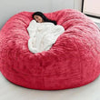 დიდი ზომის რბილი პუფი OEM 6FT 150X75cm