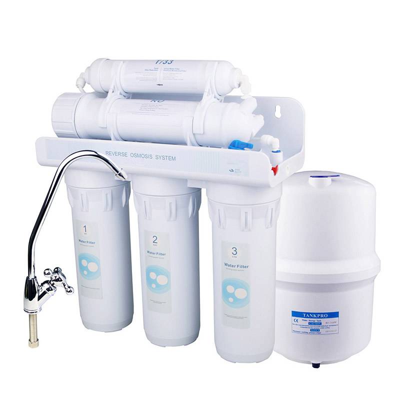 უკუ ოსმოსის საფილტრაციო სისტემა ABSOLUTE 5 RO-100GPD-E01C