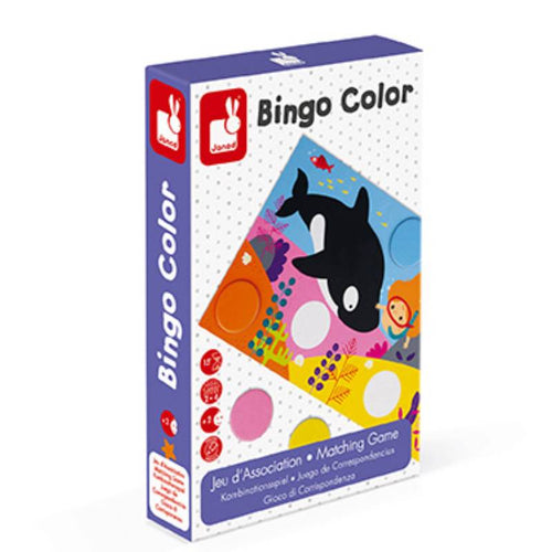 საბავშვო სამაგიდო თამაში Janod Matching game Bingo color J02693