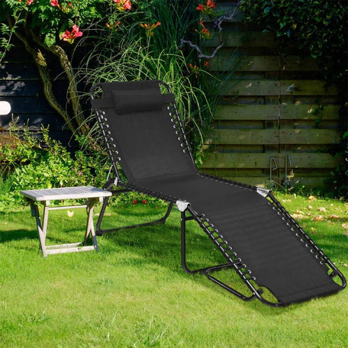 კეცვადი შეზლონგი OEM RELAX SC-232 BLACK (A2961)