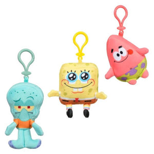 სათამაშო 6 ცალი Sponge Bob Square Pants - Mini Key Plush EU690400