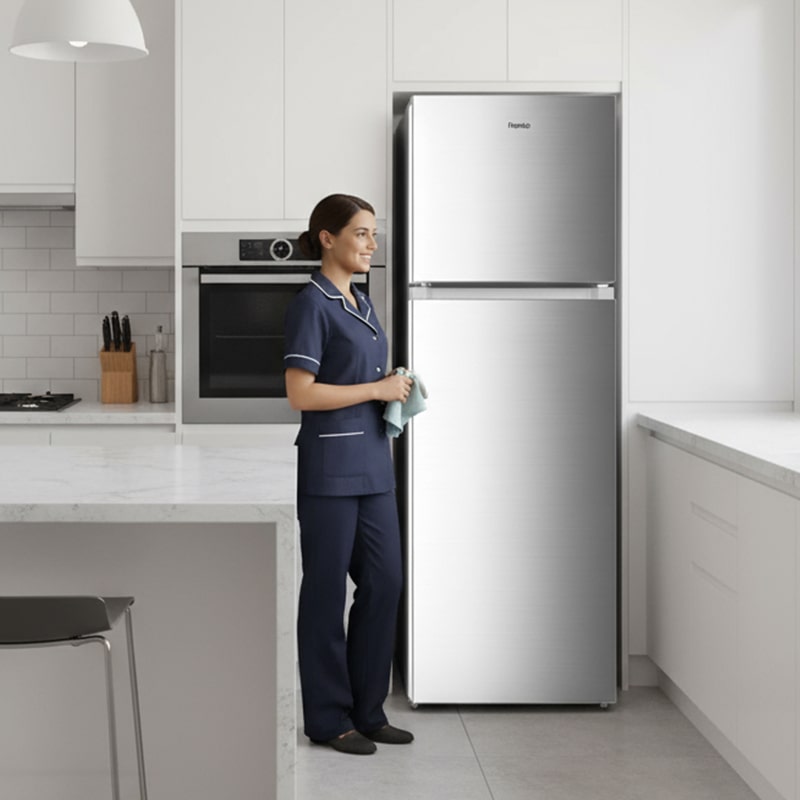 მაცივარი მშრალი ყინვით Franko FT-257NFSS კლასი A+