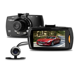 Full HD ვიდეო რეგისტრატორი უკანა ხედვის კამერით CarPro DUAL CAMERA 2.7 inch