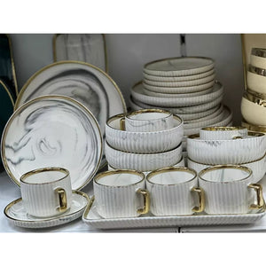 ჭურჭლის ნაკრები 6 პერსონაზე SLG Ceramics YTG32-1