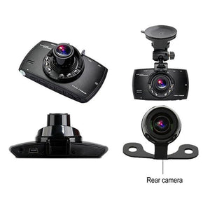 Full HD ვიდეო რეგისტრატორი უკანა ხედვის კამერით CarPro DUAL CAMERA 2.7 inch