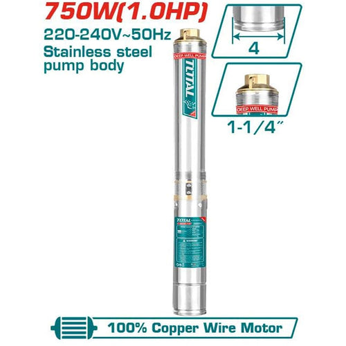 ჭის ტუმბო 750 W TOTAL TWP57501