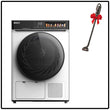 საშრობი მანქანა 10კგ MARAZZI DH1062FL62(S/W) + საჩუქარი მტვერსასრუტი FRANKO FES-9006