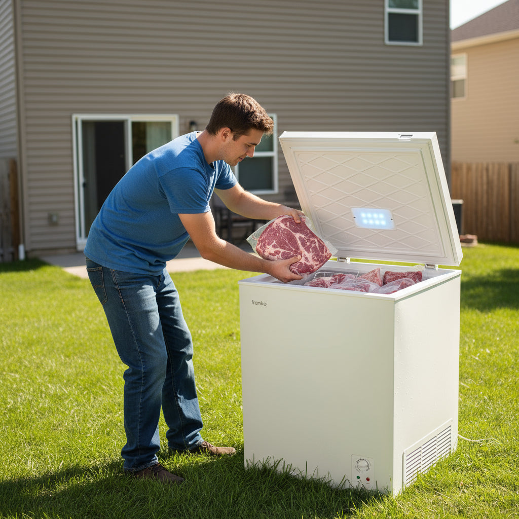 საყინულე Franko FCF-142DW