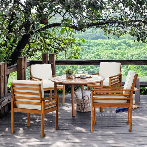 ბაღის ავეჯის ნაკრები მაგიდა 4 სკამით OEM 322882