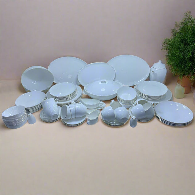ჭურჭლის გერმანული ნაკრები 12 პერსონაზე PardisChini 105PCS Lageta