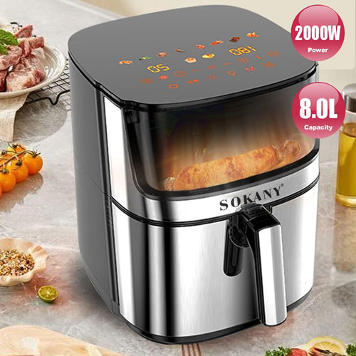 აეროგრილი 8ლ Sokany SK-10045