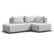 კუთხის დივანი Vila Verde Milk 270x172x86 სმ