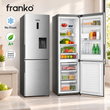 მაცივარი მშრალი ყინვით Franko FB-326NFDWDSS კლასი A+