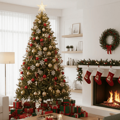 ნაძვის ხე სილიკონის წიწვებით 180 სმ-დან 270 სმ-მდე SP54