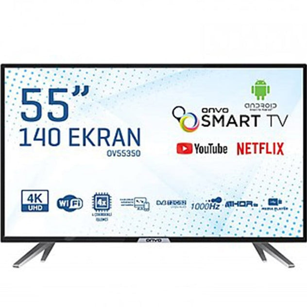 Smart Android 4K ტელევიზორი Onvo OV55F350 55 inch (140სმ)