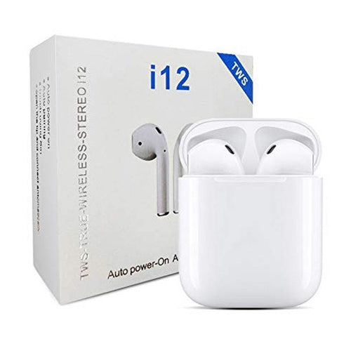 Bluetooth ყურსასმენი i12 სენსორული მართვით UCO