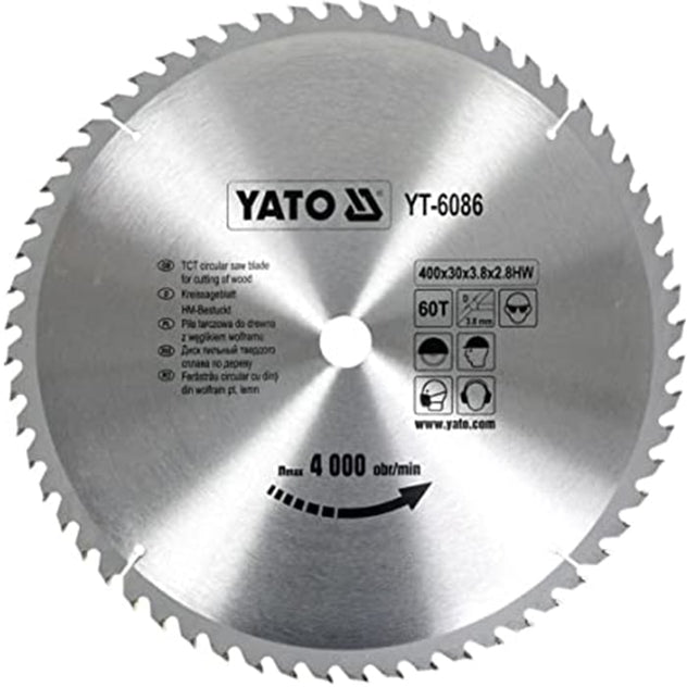 ხის საჭრელი დისკი Yato YT6086