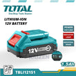 აკუმულატორი 12V  1.5Ah TOTAL TBLI12151
