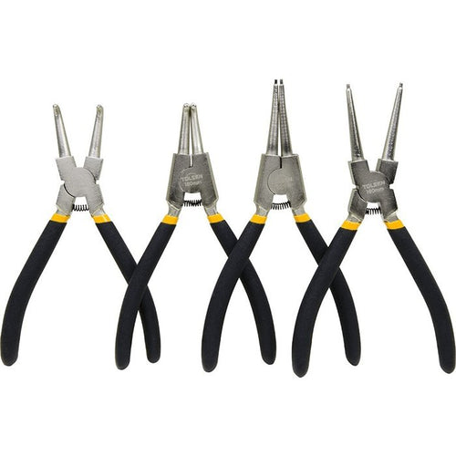 მცირე ზომის ბრტყელტუჩას ნაკრები(4ც) Tolsen TOL273-10097