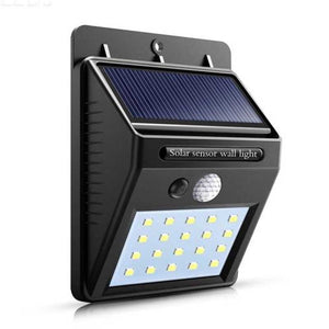 მზის ენერგიაზე მომუშავე მანათობელი მოძრაობის სენსორით Solar Powered LED Wall Light UCCO